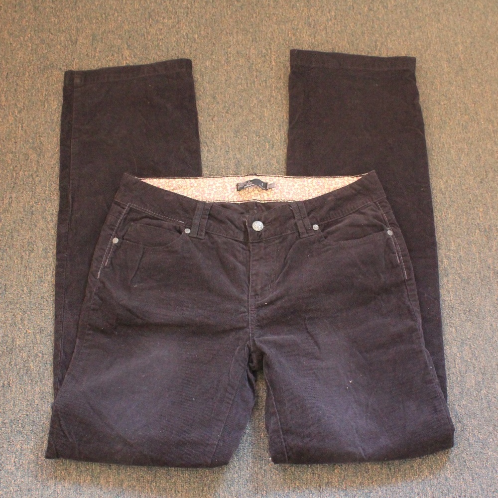 Women's Prana Black Corduroy Pants
